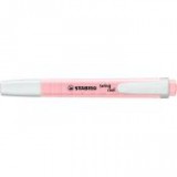 Szövegkiemelő, 1-4 mm, STABILO "Swing Cool", pasztell pink