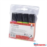 Szövegkiemelő 1-5mm, vágott hegyű,lapos test, A-Series 4-es készlet