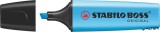 Szövegkiemelő, 2-5 mm, STABILO "BOSS original", kék