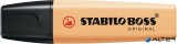 Szövegkiemelő, 2-5 mm, STABILO "BOSS original Pastel", fakó narancs