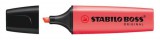 Szövegkiemelő, 2-5 mm, STABILO BOSS original, piros (TST70401)