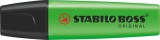 Szövegkiemelő, 2-5 mm, STABILO BOSS original, zöld (TST70331)