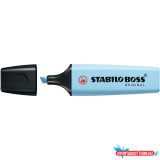 Szövegkiemelõ 2-5mm, vágott hegyû, STABILO Boss original kék