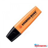 Szövegkiemelõ 2-5mm, vágott hegyû, STABILO Boss original narancs