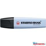 Szövegkiemelõ 2-5mm, vágott hegyû, STABILO Boss original Pastel ködös kék