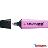 Szövegkiemelõ 2-5mm, vágott hegyû, STABILO Boss original Pastel málna