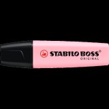 Szövegkiemelõ 2-5mm, vágott hegyû, STABILO Boss original Pastel pink