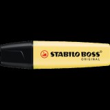 Szövegkiemelõ 2-5mm, vágott hegyû, STABILO Boss original Pastel vanília