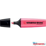 Szövegkiemelõ 2-5mm, vágott hegyû, STABILO Boss original pink