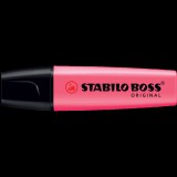 Szövegkiemelõ 2-5mm, vágott hegyû, STABILO Boss original pink
