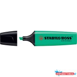 Szövegkiemelõ 2-5mm, vágott hegyû, STABILO Boss original türkiz