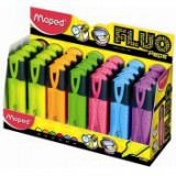 Szövegkiemelő display, 1-5 mm, MAPED "Fluo Peps Classic", vegyes színek [28 db]