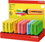 Szövegkiemelő display, 2-5 mm, STABILO BOSS, vegyes színek (TST70451)