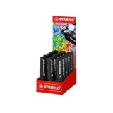 Szövegkiemelő display, marker, 2-5 mm, STABILO BOSS original NatureCOLORS, fekete (TS7015246)
