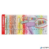 Szövegkiemelő készlet, 1-4 mm, STABILO "Swing Cool", 18 db-os asztali készlet