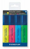Szövegkiemelő készlet, 1-5 mm, STAEDTLER Textsurfer Classic 364, 4 különböző szín (TS364WP4)