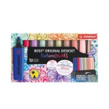 Szövegkiemelő készlet, 2-5 mm, STABILO BOSS original NatureCOLORS Wildflowers, 10 különböző szín (TST701035)