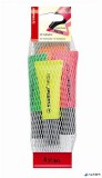 Szövegkiemelő készlet, 2-5 mm, STABILO "Neon", 4 különböző szín