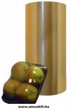 Sztreccsfólia, PVC, nem perforált, élelmiszerhez, 450mm, 1500m, 13my, 10,88kg/tekercs