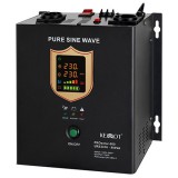 Szünetmentes napenergia inverter tápegység 500W Kemot (800VA)