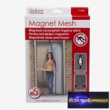 Szúnyogháló függöny ajtóra fekete