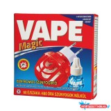 Szúnyogriasztó elektromos készülék lapkához&folyadékhoz+szúnyogirtó folyadék 60 éj Magic VAPE