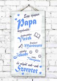 SZUPER PAPA Ajándék tábla