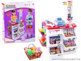 Szupermarket Stand Szerepjátékokhoz-Rengeteg Kiegészítővel-Pénztárgép-Bevásárlókosárral