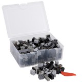 Szürke építőkocka készlet (alapkockák) | építőkocka készlet | 300 db építőkocka | Q-BRiCKS®