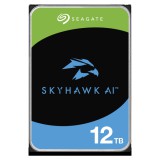 Seagate SkyHawk AI 3.5" 12TB SATAIII 7200RPM 256MB belső merevlemez