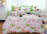 Sendia Gyerek ágynemű, ovis ágynemű garnitúra, 100x140 cm ovis ágyneműhuzat, rózsaszín Virágos