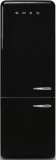 SMEG FAB38LBL5 szabadonálló retro alulfagyasztós hűtőszekrény - bal oldali pánt - fekete