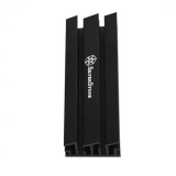 SSD hűtő Silverstone SST-TP02-M2 M.2 hűtőborda Fekete (SST-TP02-M2) - SSD hűtés