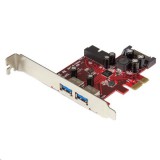 StarTech.com 2+2x USB 3.0 bővítő kártya PCIe (PEXUSB3S2EI) (PEXUSB3S2EI) - Bővítő kártyák