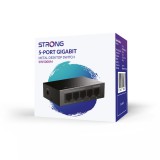 Strong 5-Port Gigabit Metal Desktop Switch