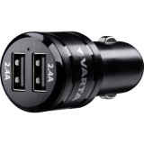 Szivargyújtó USB gyorstöltő adapter 2 USB aljzattal 12V/5V (max.) 2.4A Varta Power-Fast 57931101401 (57931) - Autós Töltők