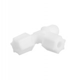 "T" elosztó - bekötő csatlakozó (aszimmetrikus) 1/4"x1/4"x1/4" KM JACO