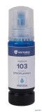 T00S24A Tinta EcoTank L3110, L3150, L1110 nyomtatókhoz, VICTORIA TECHNOLOGY 103, cián, 65 ml