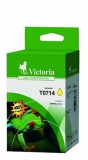 T0714 Tintapatron Stylus D78, D92, D120 nyomtatókhoz, VICTORIA sárga, 5,5ml (kompatibilis)