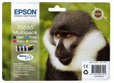 T08954010 Tintapatron multipack Stylus S20 nyomtatóhoz, EPSON b+c+m+y, 1*5,8ml, 3*3,5ml (eredeti)