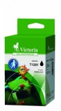 T1281 Tintapatron Stylus S22, SX125, SX420W nyomtatókhoz, VICTORIA fekete, 18ml (kompatibilis)