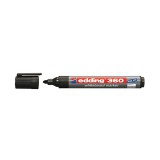 Tábla- és flipchart marker, 1,5-3 mm, kúpos, edding "360", fekete 4-360001