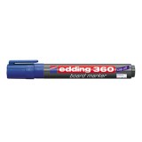 Tábla- és flipchart marker, 1,5-3 mm, kúpos, edding "360", kék 4-360003