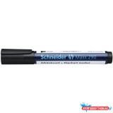 Tábla- és flipchart marker 2-3mm, kerek végû Schneider Maxx 290 fekete