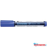 Tábla- és flipchart marker 2-3mm, kerek végû Schneider Maxx 290 kék