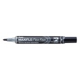 Táblamarker 1-5mm, hajlékony hegyû Pentel Maxiflo Flex Feel fekete