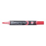 Táblamarker 1-5mm, hajlékony hegyû Pentel Maxiflo Flex Feel piros