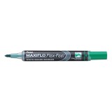Táblamarker 1-5mm, hajlékony hegyû Pentel Maxiflo Flex Feel zöld