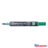 Táblamarker 1-5mm, hajlékony hegyû Pentel Maxiflo Flex Feel zöld