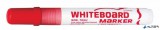 Táblamarker, 2,5 mm, kúpos, FLEXOFFICE "WB02", piros